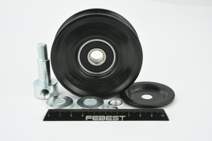 FEBEST 0287-P11E: Poulie, tendeur de courroie d'accessoire Ø: 80mm, Ø: 80mm