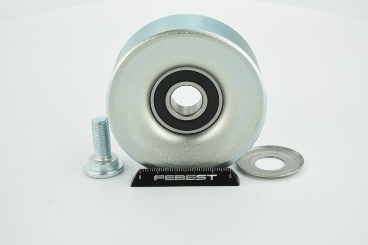 FEBEST 0287-Y61: Spannrolle, Keilrippenriemen Ø: 85mm, Ø: 85mm