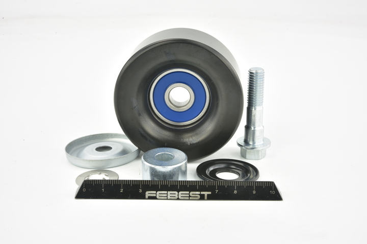 FEBEST 0288-V36: Geleiderol / omdraairol v-snaren Ø: 75mm, Ø: 75mm