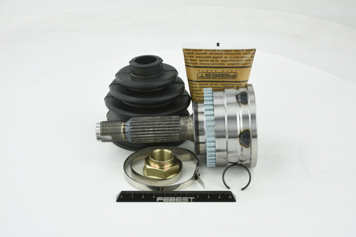 FEBEST 0410-034A43: Drivledd framaksel, hjulside, med ABS senorring