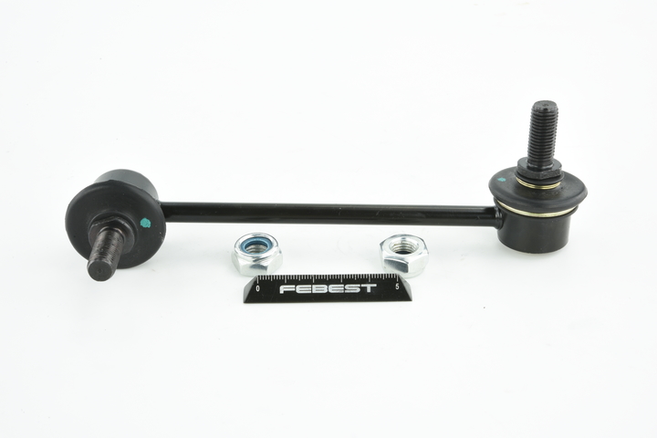 FEBEST 0523-003: Brat / bieleta suspensie, stabilizator Axa fata stanga, 155mm