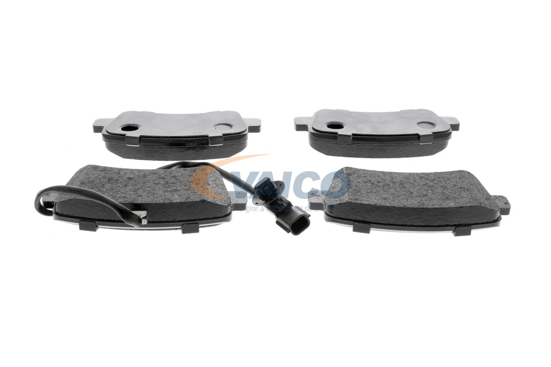 VAICO V40-0687: Piduriklotsid Tagasild, Q+, original equipment manufacturer quality