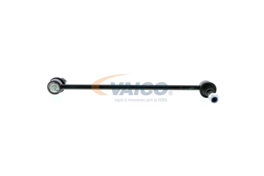 VAICO V70-9605: Brat / bieleta suspensie, stabilizator punte fata, 260mm, Otel, Original VAICO Quality