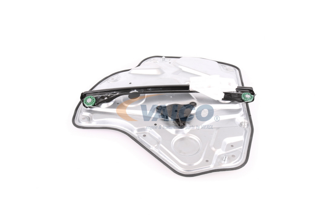 VAICO V10-1851: Mecanism actionare geam spate dreapta, electric, fara motor electric, cu placa insurubata, Original VAICO Quality