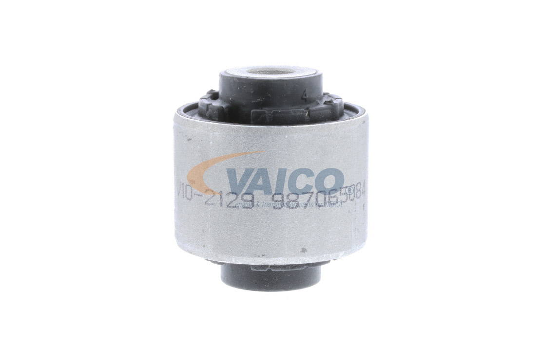 VAICO V10-2129: Draagarmrubber Binnen, Vooras onderaan, Original VAICO kwaliteit