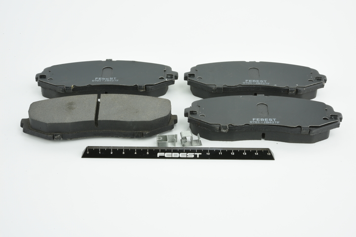 FEBEST 0701-JB627F: Klocki hamulcowe Oś przednia