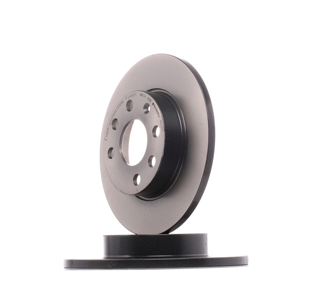 BREMBO 08.8638.11: Brzdový kotouč R: 240mm, plný, R: 240mm, nátěr, se šrouby COATED DISC LINE