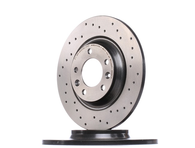 BREMBO 08.8682.1X: Bremžu diski Ø: 290mm, pilnīgi, ar urbumiem, Ø: 290mm, pārklāts, ar skrūvēm XTRA LINE