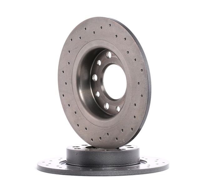BREMBO 08.9460.4X: Disc de frână Ř: 264mm, plin, perforat, Ř: 264mm, acoperit (cu un strat protector) XTRA LINE