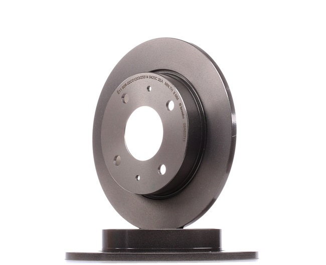 BREMBO COATED DISC LINE 08.A607.11 Bremseskive MITSUBISHI COLT 6 (Z3A, Z2A) 163 HK Benzin hvad koster