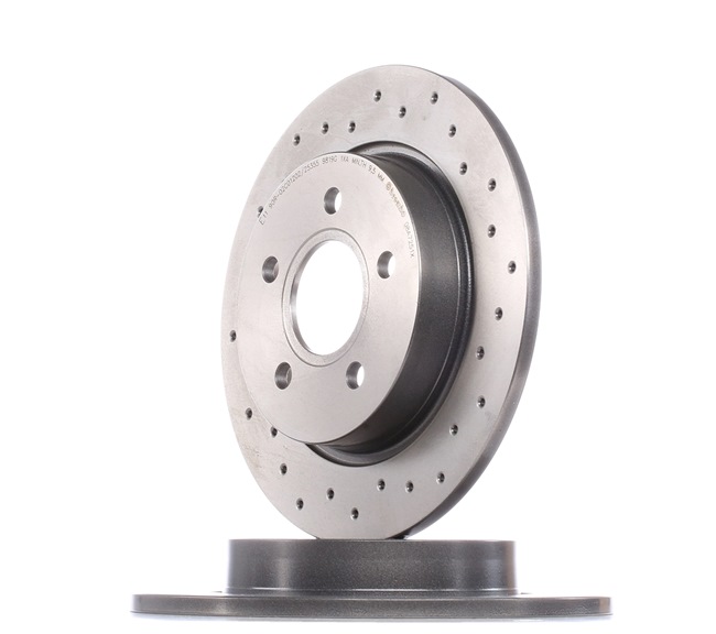 BREMBO 08.A725.1X: Piduriketas Ø: 271mm, täis, perforeeritud, Ø: 271mm, kaetud XTRA LINE