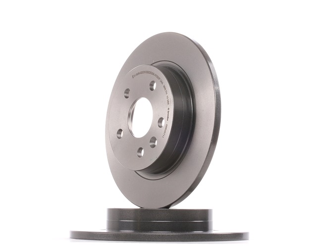 BREMBO 08.B357.11: Brzdový kotúč Ø: 268mm, plný, Ø: 268mm, potiahnutá, so skrutkami COATED DISC LINE