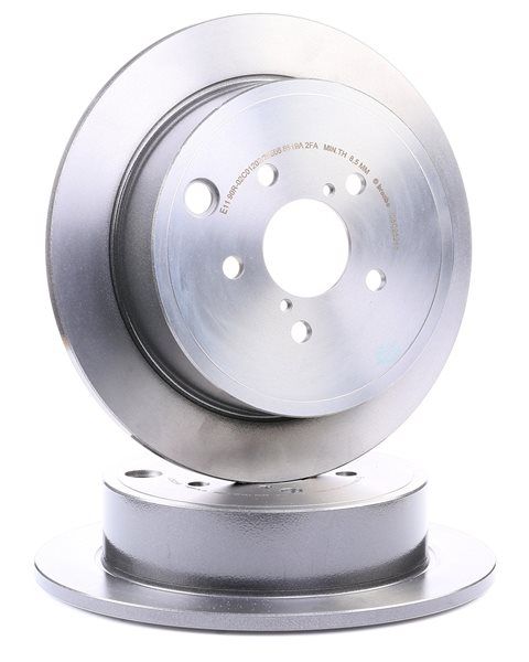 BREMBO 08.C252.11: Disco de freno Ø: 286mm, macizo, Ø: 286mm, revestido COATED DISC LINE