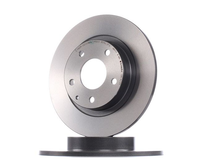 BREMBO 08.C423.11: Brzdový kotouč R: 278mm, plný, R: 278mm, nátěr COATED DISC LINE