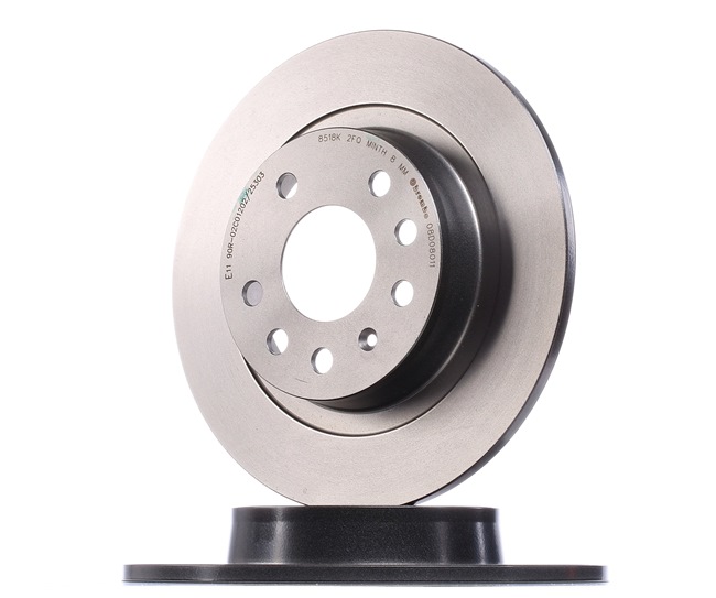 BREMBO 08.D080.11: Disc de frână Ř: 278mm, plin, Ř: 278mm, acoperit (cu un strat protector), cu suruburi COATED DISC LINE