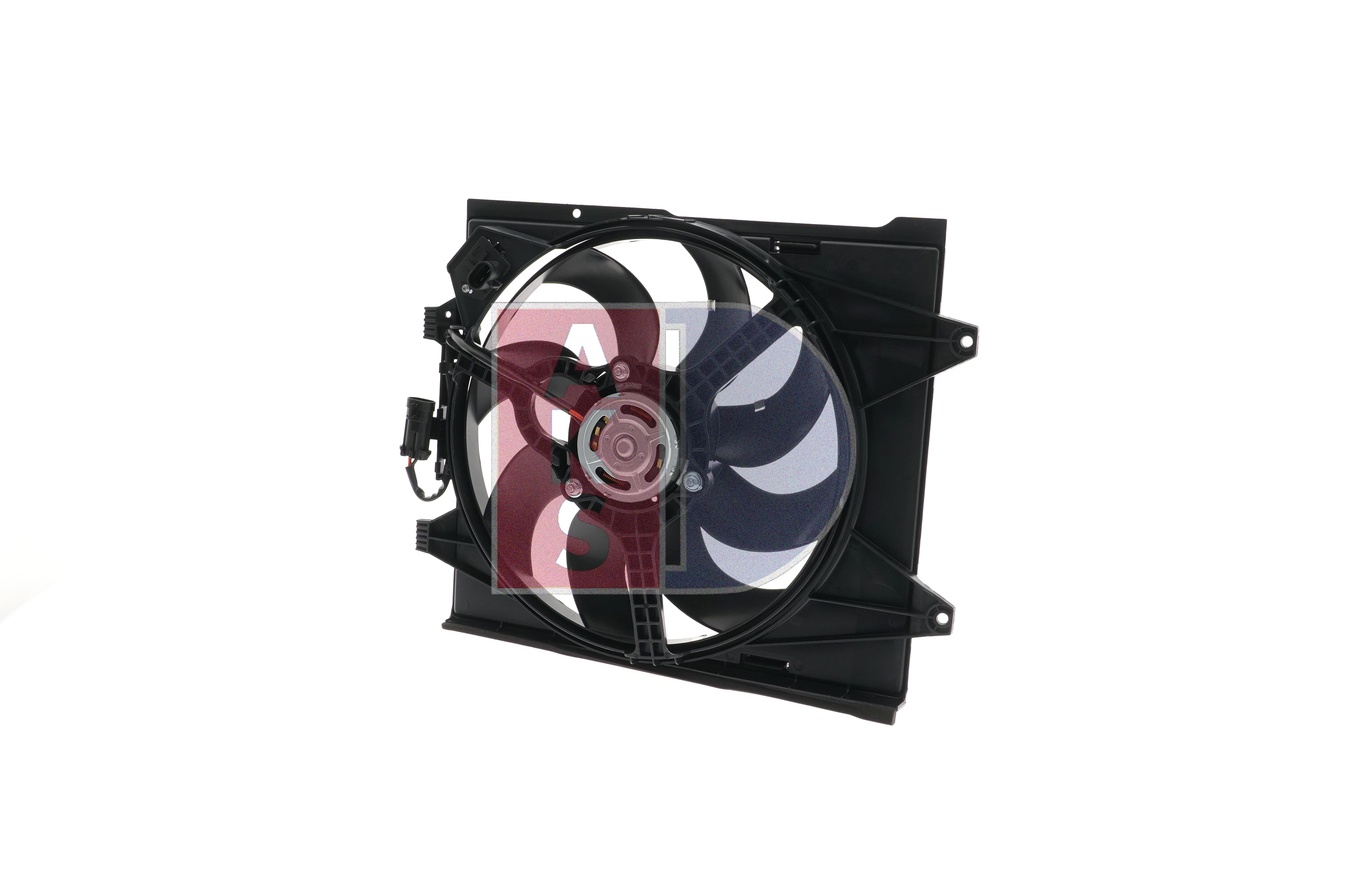 AKS DASIS 088410N: Ventilator, radiator 405mm, cu rama aerisire radiator