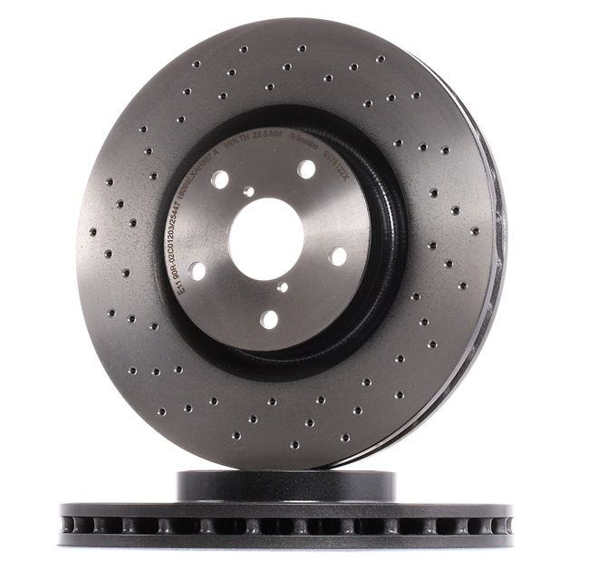 BREMBO 09.7812.2X: Disco de freno Ø: 326mm, perforado/ventil. int., Ø: 326mm, revestido XTRA LINE