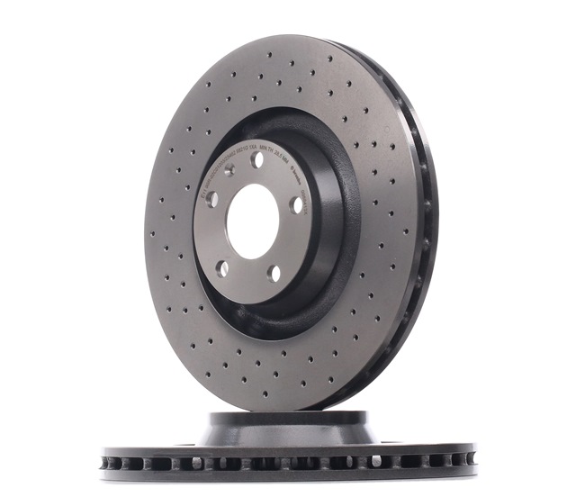 BREMBO 09.8841.3X: Disco de freno Ø: 347mm, perforado/ventil. int., Ø: 347mm, revestido, con tornillos XTRA LINE