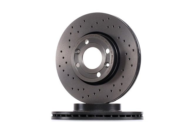 BREMBO 09.9078.1X: Disco de freno Ø: 260mm, perforado/ventil. int., Ø: 260mm, revestido, con tornillos XTRA LINE