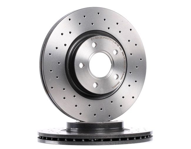 BREMBO 09.9468.1X: Disco de freno Ø: 300mm, perforado/ventil. int., Ø: 300mm, revestido XTRA LINE
