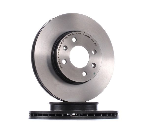 BREMBO 09.A445.11: Bremsscheibe Ø: 256mm, innenbelüftet, Ø: 256mm, beschichtet COATED DISC LINE
