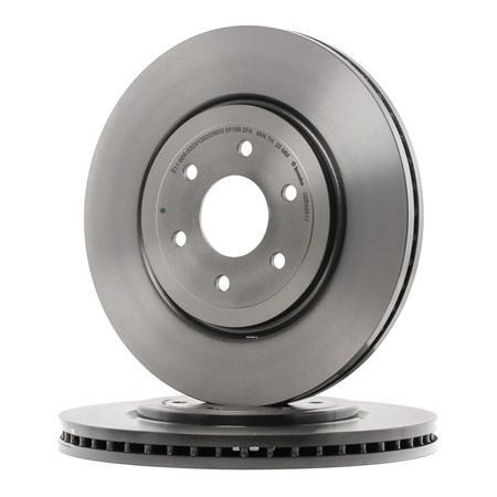 BREMBO 09.B496.11: Disco de freno Ø: 320mm, ventilación interna, Ø: 320mm, revestido COATED DISC LINE