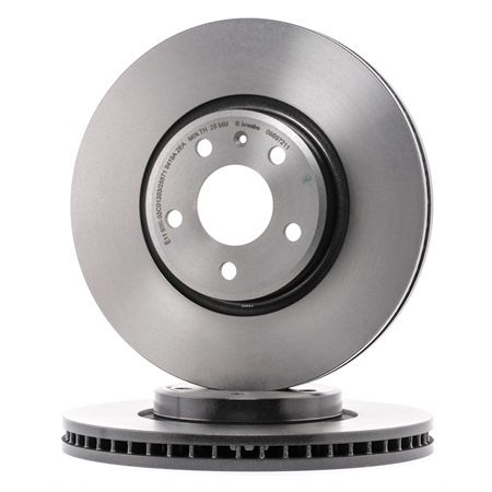 BREMBO 09.B972.11: Brzdový kotouč R: 320mm, vnitřně větráno, R: 320mm, nátěr, se šrouby COATED DISC LINE