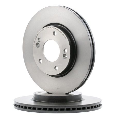 BREMBO 09.C249.11: Remschijf Ø: 280mm, interne ventilatie, Ø: 280mm, Gecoat, Met schroeven COATED DISC LINE