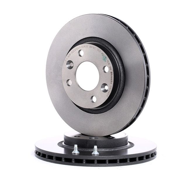 BREMBO 09.C285.11: Disco de freno Ø: 258mm, ventilación interna, Ø: 258mm, revestido, con tornillos COATED DISC LINE