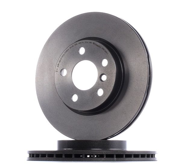 BREMBO 09.C349.11: Disco de freno Ø: 294mm, ventilación interna, Ø: 294mm, revestido, con tornillos COATED DISC LINE