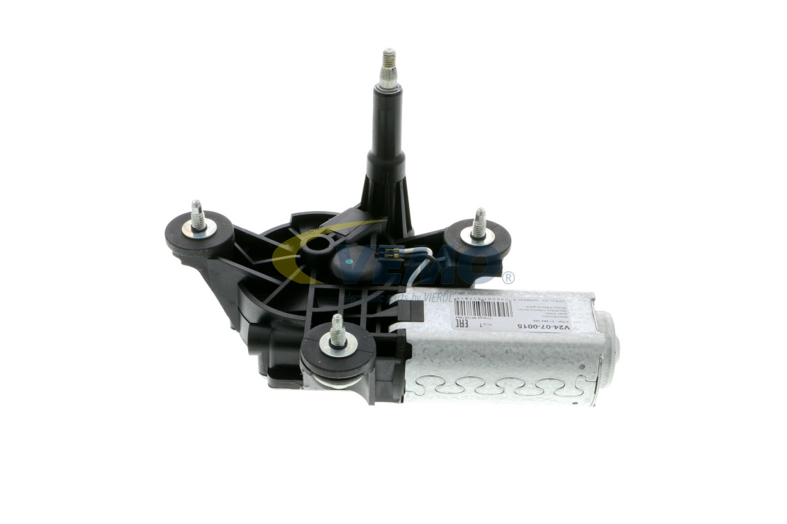 VEMO V24-07-0015: Silnik wycieraczek 12V, z tyłu, Q+, original equipment manufacturer quality