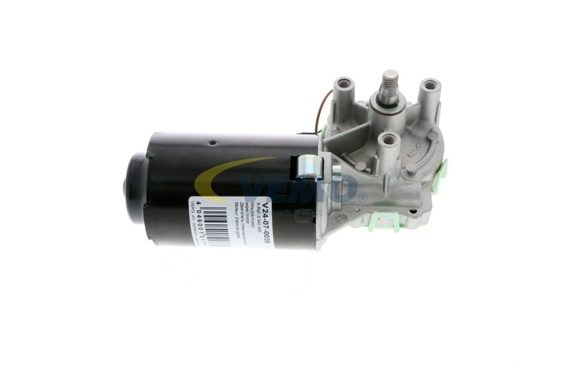 VEMO V24-07-0039: Scheibenwischermotor 12V, vorne, Q+, Erstausrüsterqualität