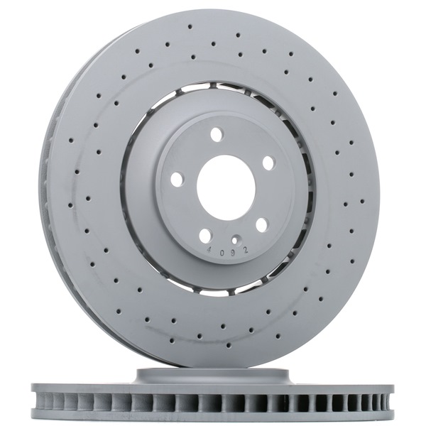 ZIMMERMANN 100.3363.70: Disc de frână FORMULA Z Ř: 380mm, ventilat, perforat, disc de frână din două părți, disc de frână flotant, Disc de frână tip oală din aluminiu, Ř: 380mm, acoperit (cu un strat protector)