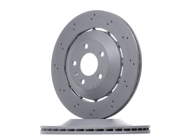 ZIMMERMANN 100.3366.70: Remschijf Ø: 330mm, Geventileerd, Geperforeerd, tweedelige remschijf, zwevende remschijf, Aluminium remschijfkop, Ø: 330mm, Gecoat FORMULA Z COAT Z
