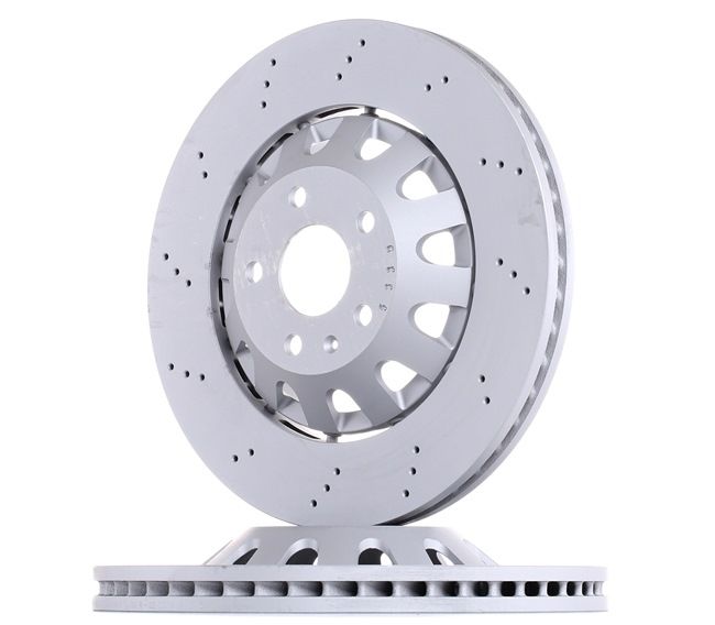 ZIMMERMANN 100.3368.70: Disc de frână Ř: 370mm, ventilat, perforat, disc de frână din două părți, disc de frână flotant, Disc de frână tip oală din aluminiu, Ř: 370mm, acoperit (cu un strat protector) FORMULA Z COAT Z