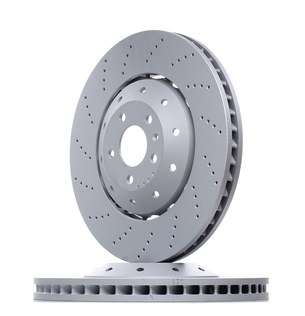 ZIMMERMANN 100.3369.70: Remschijf Ø: 390mm, Geventileerd, Geperforeerd, tweedelige remschijf, zwevende remschijf, Aluminium remschijfkop, Ø: 390mm, Gecoat FORMULA Z COAT Z