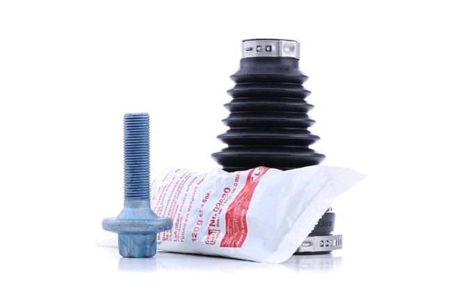 FEBI BILSTEIN 100192: Jeu de joint-soufflet, arbre de commande Essieu avant, du côté boîte de vitesses, Thermoplastique