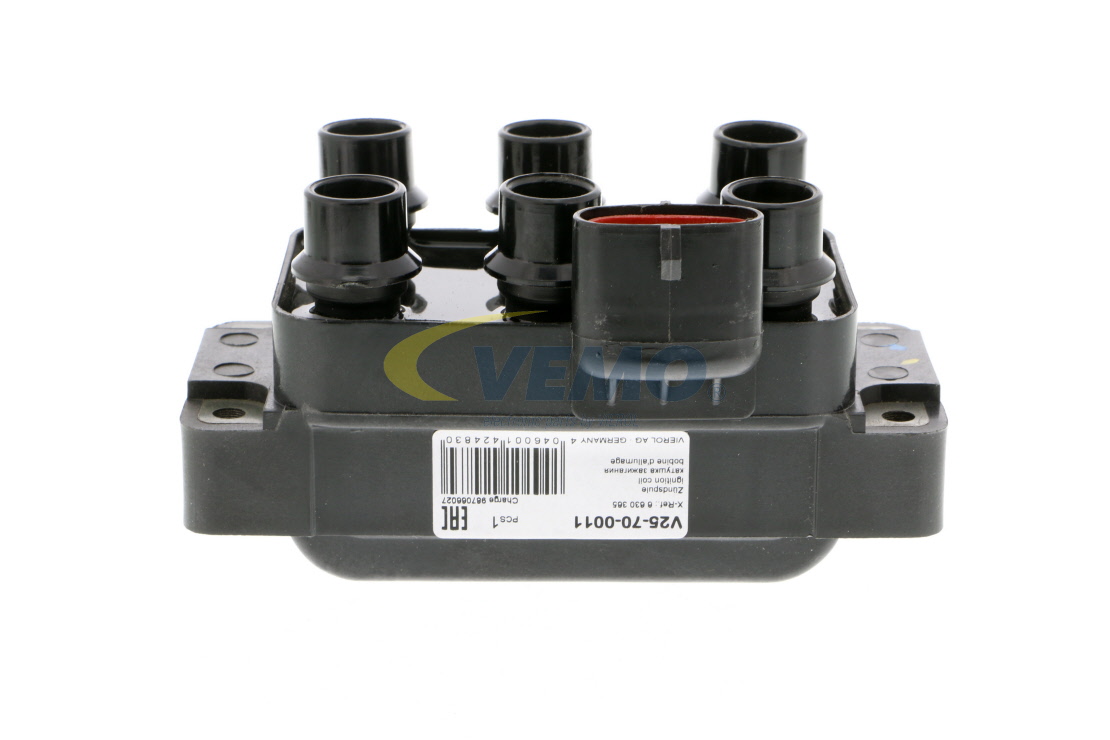 VEMO V25-70-0011: Bobine 12V, 4-polig, Original VEMO kwaliteit