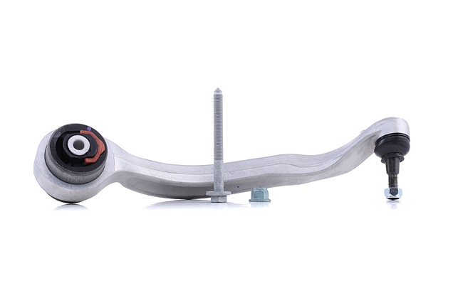 MEYLE 116 050 0211: Bras de suspension arrière, inférieur, Essieu avant gauche, Aluminium, avec accessoires, avec rotule de suspension, avec support en caoutchouc, ORIGINAL Quality