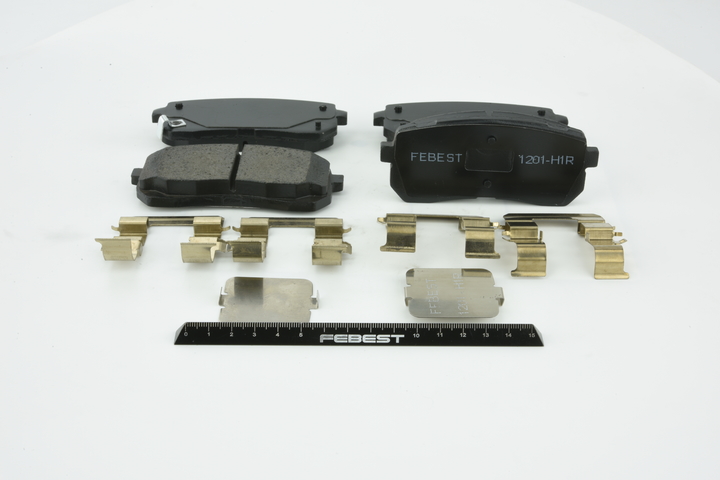 FEBEST 1201-H1R: Juego de pastillas de freno Eje trasero