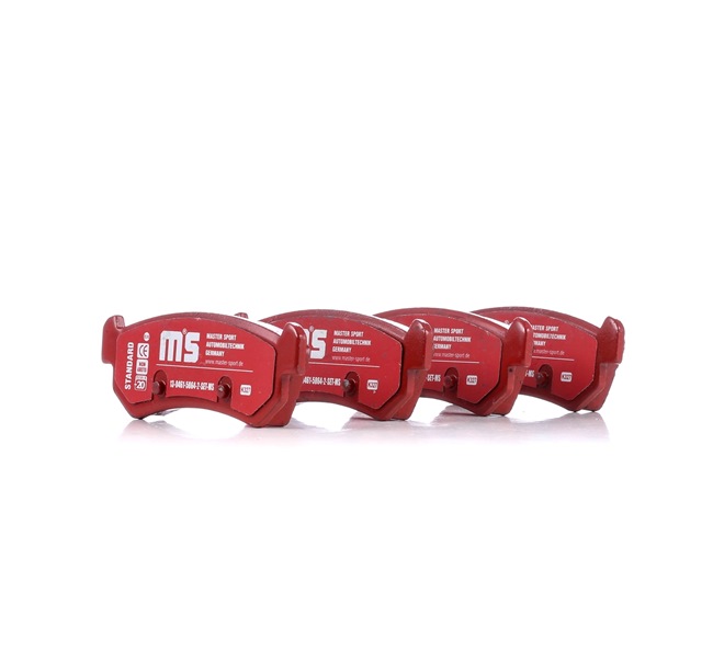 MASTER-SPORT 13046158642-SET-MS: Bremsbeläge HD Long Drive Hinterachse, mit Anti-Quietsch-Blech