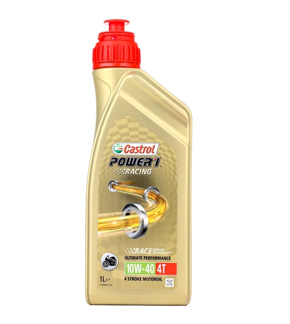 CASTROL 14E94A: Motorový olej 1l, 10W-40 Power 1, Racing 4T