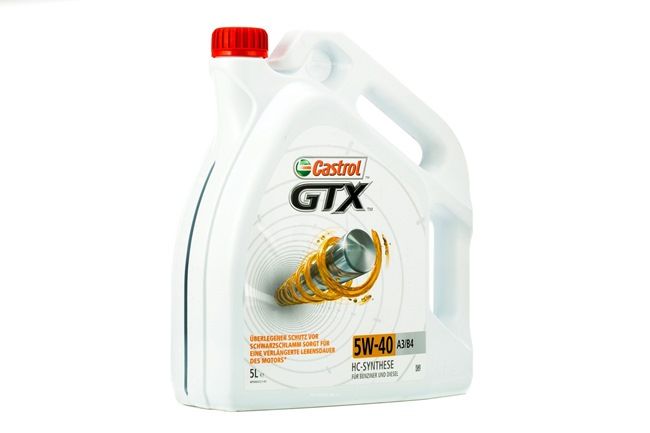 CASTROL 15218F: Motorolie 5L, 5W-40 GTX, A3/B4