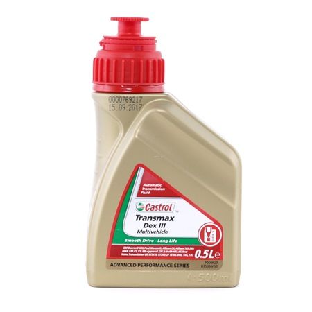 CASTROL 154EF6: Ulei cutie automata 0,5I, ATF III ATF, DEX III MULTIVEHICLE