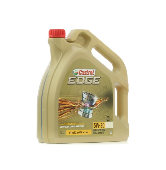 CASTROL 15669B: Moottoriöljy 5l, 5W-30 EDGE, LL