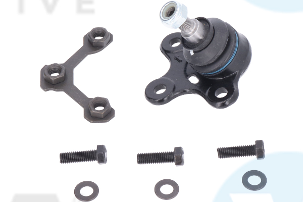 VEMA 16886: Traggelenk Vorderachse rechts, unten, 15mm