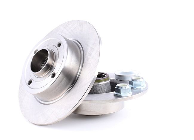 MAXGEAR 19-1907: Disco de freno Ø: 240mm, macizo, Ø: 240mm, barnizado, revestido, con cojinete rueda, con anillo sensor magnético incorporado