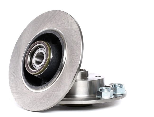 MAXGEAR 19-1973: Remschijf Achteras, Ø: 260mm, volledig, Ø: 260mm, Met ABS sensorring, Met wiellager