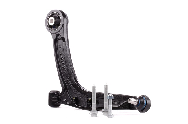 MEYLE 216 050 0044/HD: Bras de suspension inférieur, Essieu avant gauche, Acier, avec alésage pour capteur, avec rotule de suspension, Quality