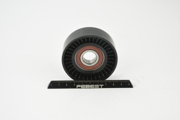 FEBEST 2187-CB3: Įtempiklio skriemulys, V formos rumbuotas diržas Ø: 70mm, Ø: 70mm